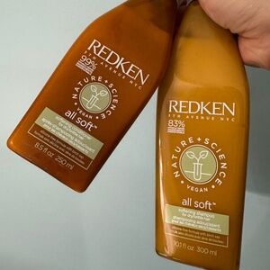 Redken All Soft Shampoo and Conditioner